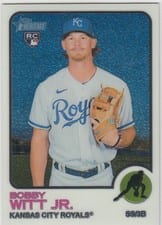 2022 Topps Heritage Bobby Witt Jr. #520 card