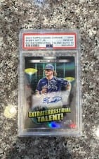 2023 Topps Cosmic Chrome Extraterrestrial Talent Autographs Bobby Witt Jr. #ETA-BW card