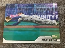 2023 Topps Update Laid Out Autographs Bobby Witt Jr. #LO-10 card