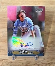 2024 Stadium Club Chrome Autographs Bobby Witt Jr. #SCCA-BW card