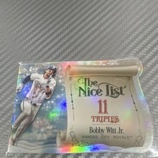 2024 Topps Holiday Making the Nice List Bobby Witt Jr. #MNL-8 card