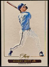 2025 Panini Three and Two Blank Slate Bobby Witt Jr. #14