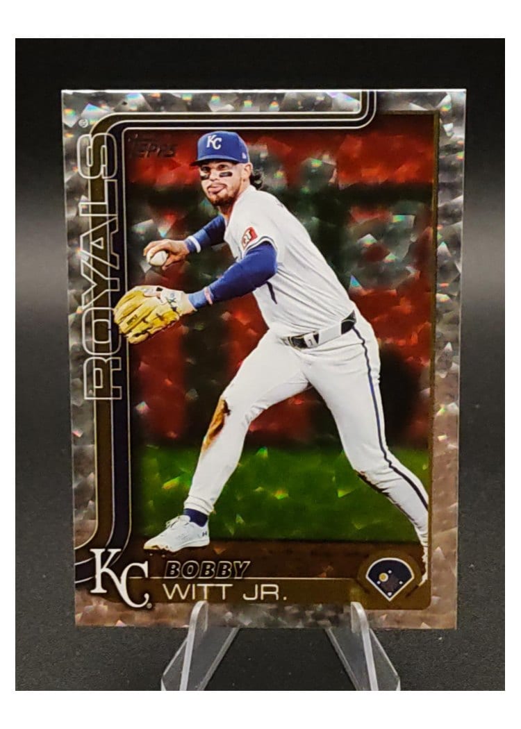 2025 Topps Bobby Witt Jr. Silver Cracked #100 card