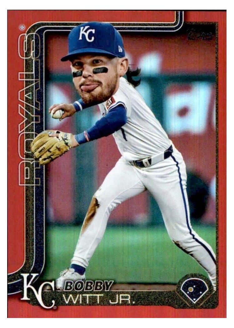 2025 Topps Bobby Witt Jr. #100 card