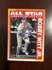 2025 Topps 1990 Topps All-Star Baseball Bobby Witt Jr. #90AS-50 card