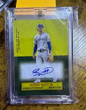 2025 Topps Archives 1964 Topps Stand-Ups Autographs Bobby Witt Jr. #64SUA-BW card