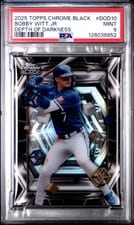 2025 Topps Chrome Black Depth of Darkness Bobby Witt Jr. #DOD-10 card