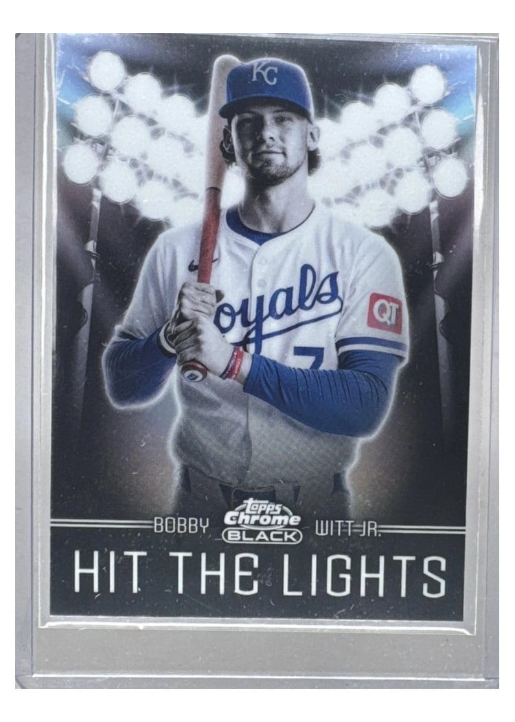 2025 Topps Chrome Black Hit the Lights Bobby Witt Jr. #HTL-13