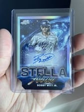 2025 Topps Cosmic Chrome Stella Nova Autographs Bobby Witt Jr. #SNA-BW card