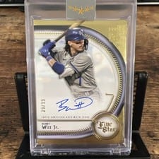 2025 Topps Five Star Five Star Autographs Bobby Witt Jr. #FSA-BWJ