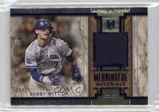 2025 Topps Museum Collection Meaningful Material Relics Bobby Witt Jr. #MMR-BW