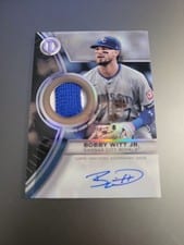 2025 Topps Tribute Threads Autograph Relics Bobby Witt Jr. #TTTA-BWJ