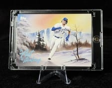 2025 Topps X Bob Ross: The Joy of Baseball Art of Stealing Bobby Witt Jr. #AOS-4