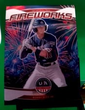 2026 Panini Stars & Stripes Prizm Fireworks Bobby Witt Jr. #12 card