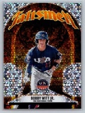 2026 Panini Stars & Stripes Prizm Talismen Bobby Witt Jr. #24 card