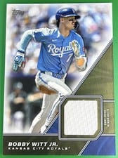 2026 Topps Major League Material Relics Bobby Witt Jr. #MLM-BW card