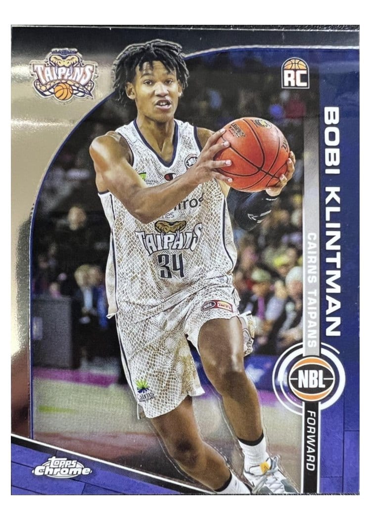 2023-24 Topps Chrome NBL Base Set Bobi Klintman #22 card