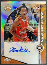 2023-24 Topps Chrome NBL NBL Autographs Bobi Klintman #A-BK card