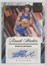2024-25 Panini Court Kings Brush Strokes Autographs Bobi Klintman #BR-BOB card