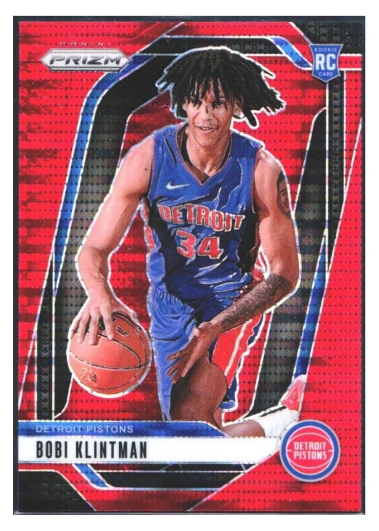 2024-25 Panini Prizm Base Set Bobi Klintman Red Pulsar #266 card