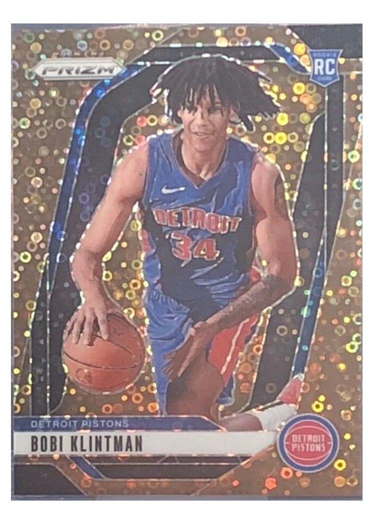 2024-25 Panini Prizm Base Set Bobi Klintman Fast Break Bronze #266 card