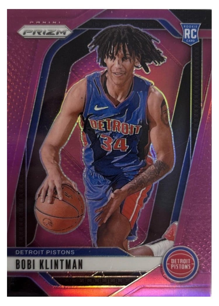 2024-25 Panini Prizm Base Set Bobi Klintman Pink #266 card