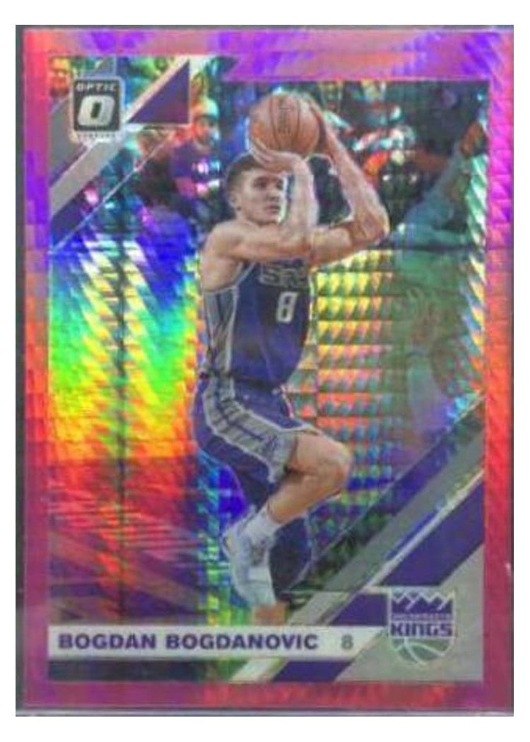 2019-20 Donruss Optic Base Set Bogdan Bogdanovic Hyper Pink #97 card