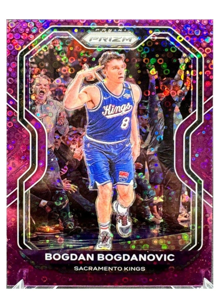 2020-21 Panini Prizm Base Set Bogdan Bogdanovic Fast Break Purple Prizm #27 card