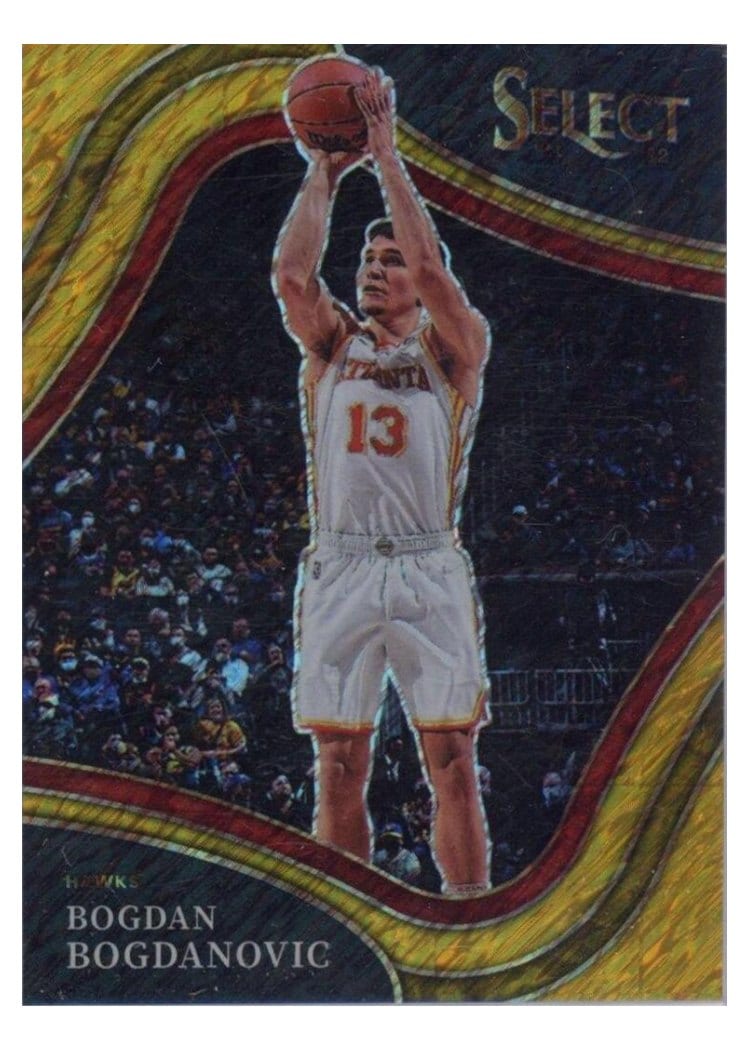 2021-22 Panini Select Base Set Bogdan Bogdanovic #268 card