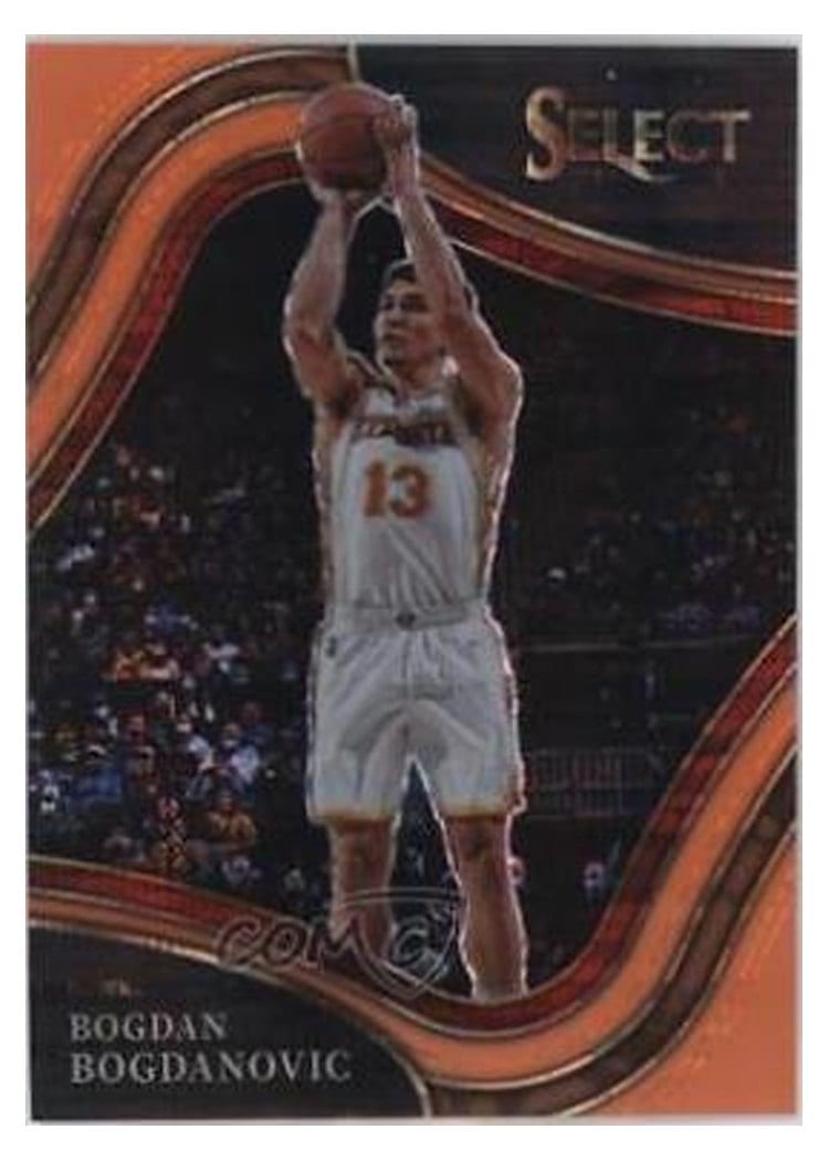 2021-22 Panini Select Base Set Bogdan Bogdanovic #268 card