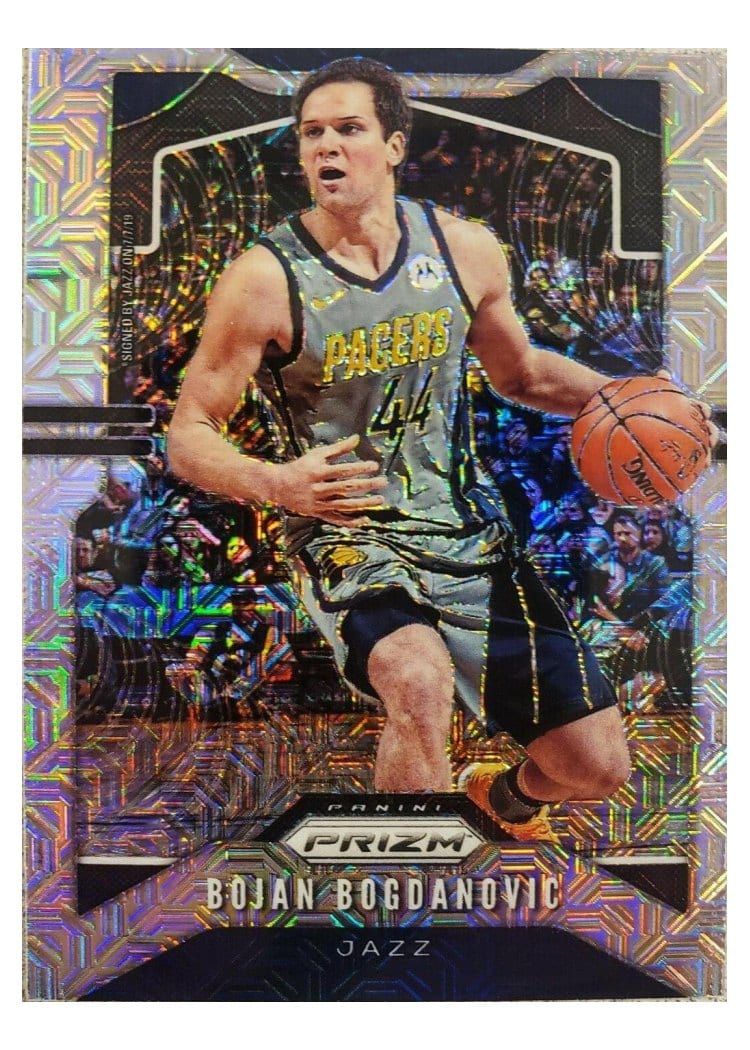 2019-20 Panini Prizm Base Set Bojan Bogdanovic Mojo Prizm #218 card