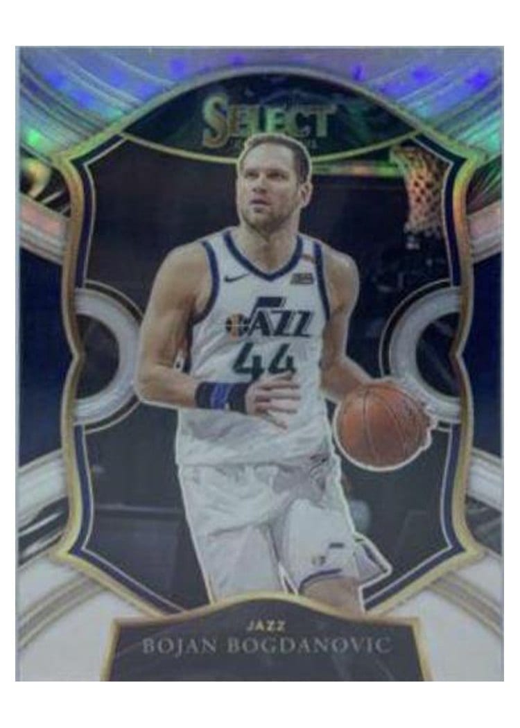 2020-21 Panini Select Base Set Bojan Bogdanovic Silver Prizm #47 card