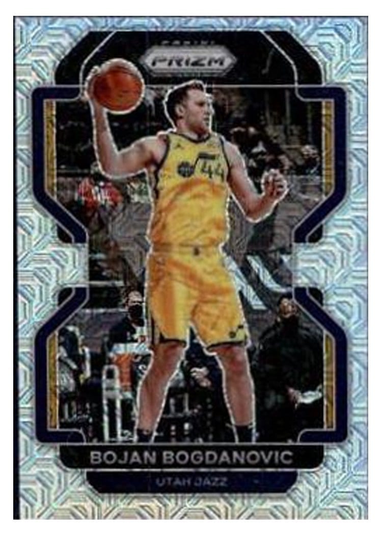 2021-22 Panini Prizm Base Set Bojan Bogdanovic Mojo Prizm #67 card