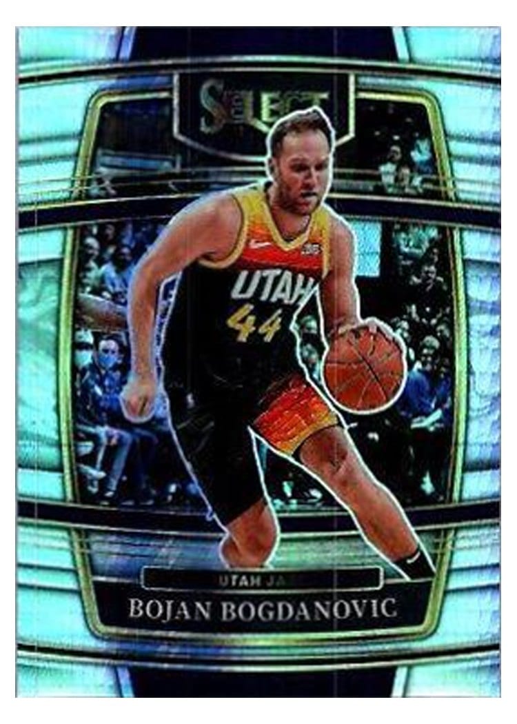 2021-22 Panini Select Base Set Bojan Bogdanovic Lucky Envelopes Prizm #69 card