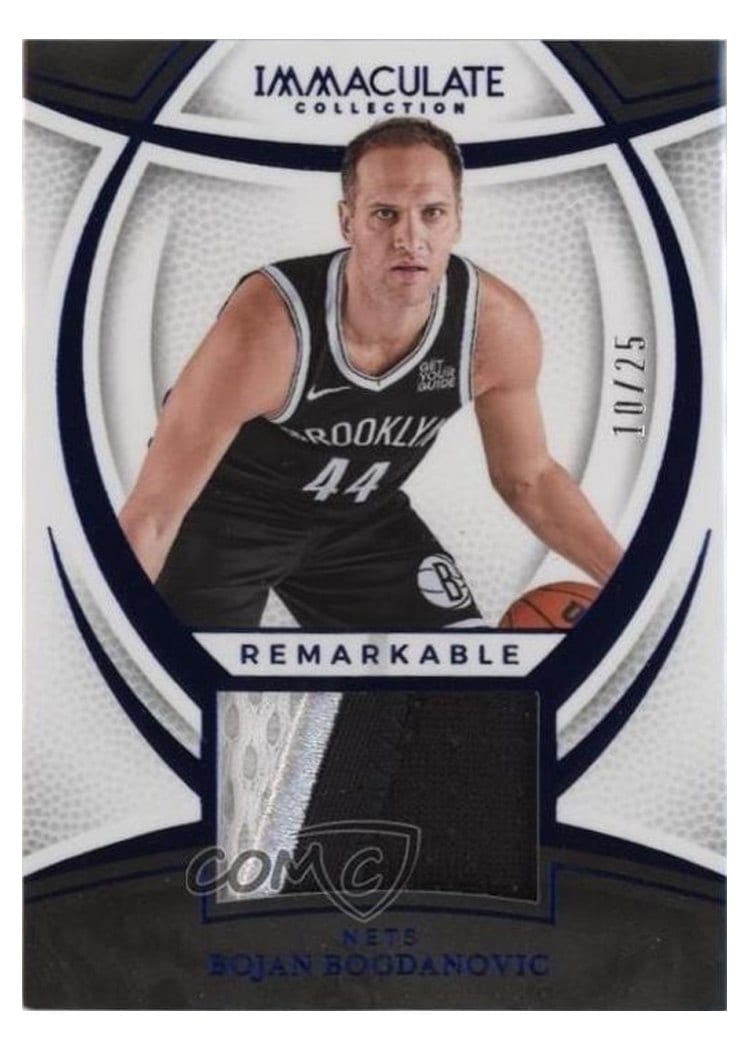 2024-25 Panini Immaculate Collection Remarkable Jerseys Set Bojan Bogdanovic #1 card