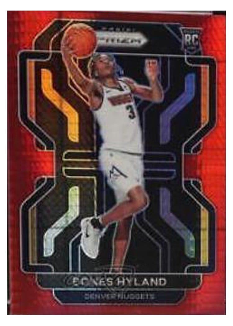 2021-22 Panini Prizm Base Set Bones Hyland #302 card