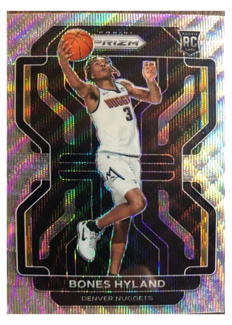2021-22 Panini Prizm Base Set Bones Hyland #302 card