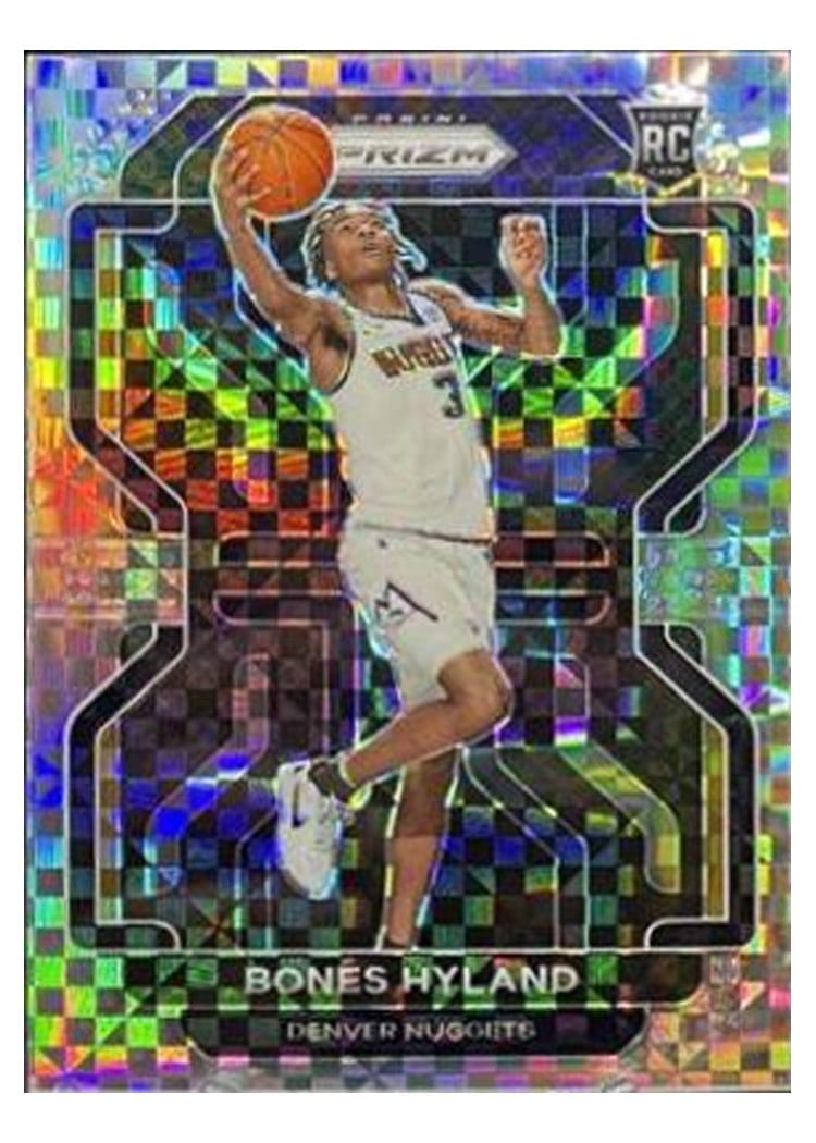2021-22 Panini Prizm Base Set Bones Hyland #302 card