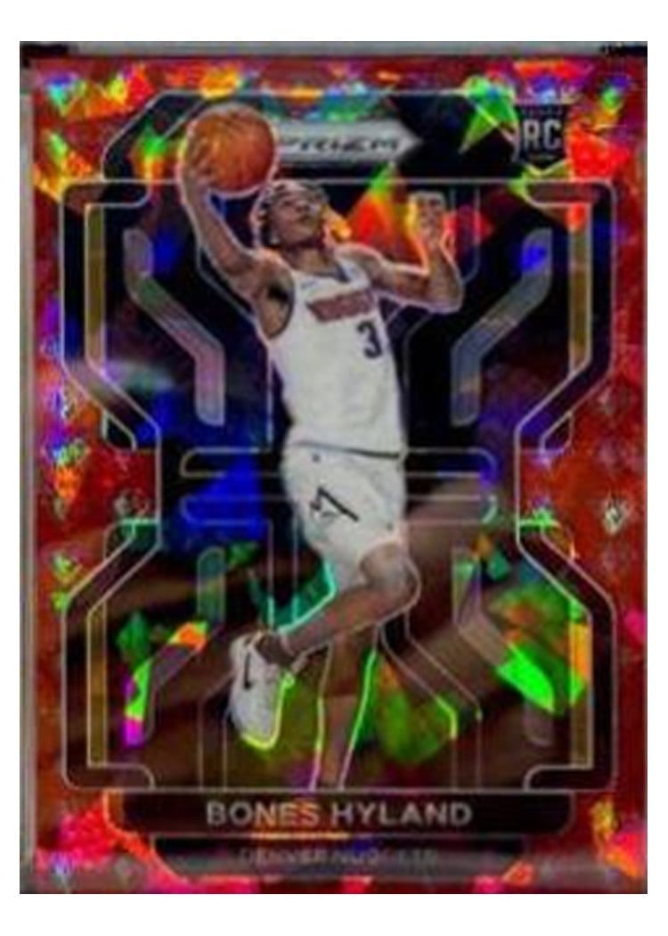 2021-22 Panini Prizm Base Set Bones Hyland #302 card