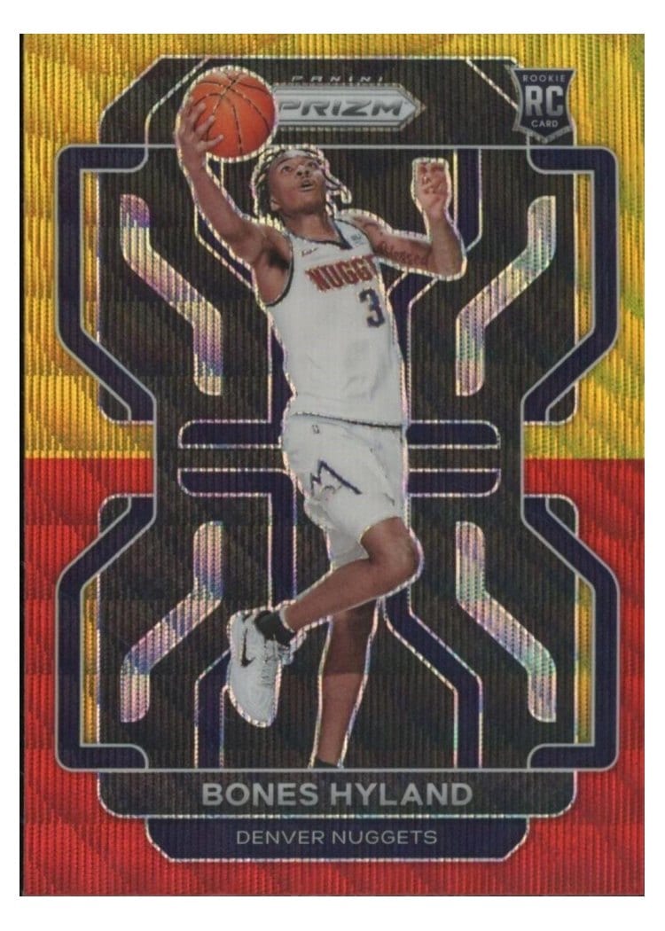 2021-22 Panini Prizm Base Set Bones Hyland #302 card
