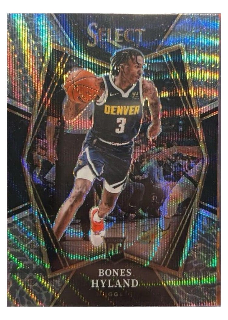2021-22 Panini Select Base Set Bones Hyland #174 card