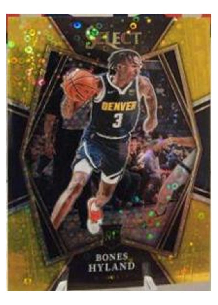 2021-22 Panini Select Base Set Bones Hyland #174 card