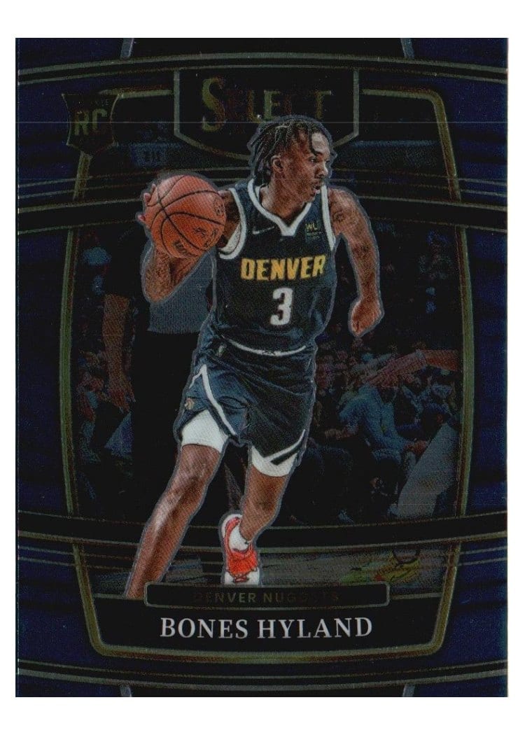 2021-22 Panini Select Base Set Bones Hyland Blue Retail #79 card
