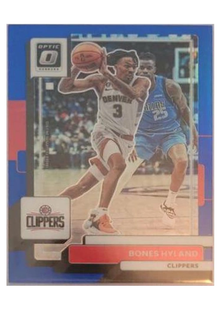 2022-23 Donruss Optic Base Set Bones Hyland Blue #21 card