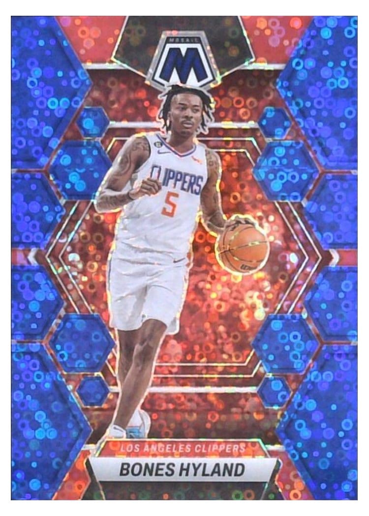 2022-23 Panini Mosaic Base Set Bones Hyland Fast Break Blue #51 card