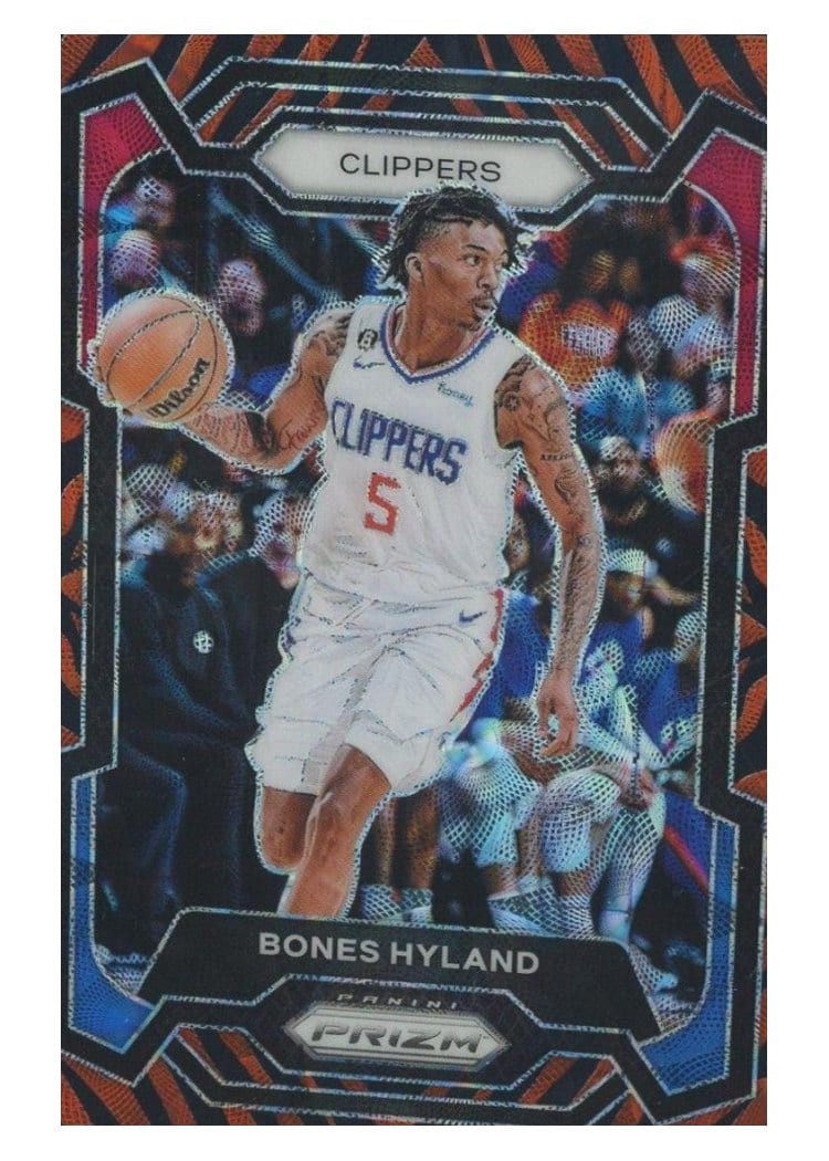 2023-24 Panini Prizm Base Set Bones Hyland #56 card