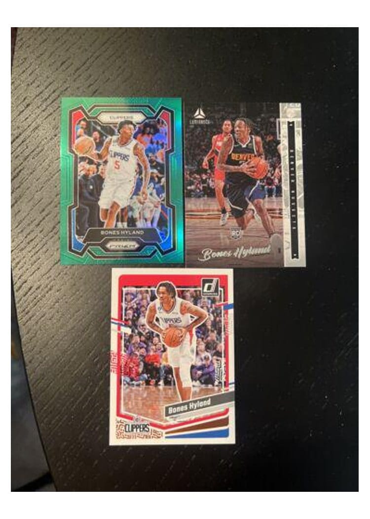 2023-24 Panini Prizm Base Set Bones Hyland #56 card