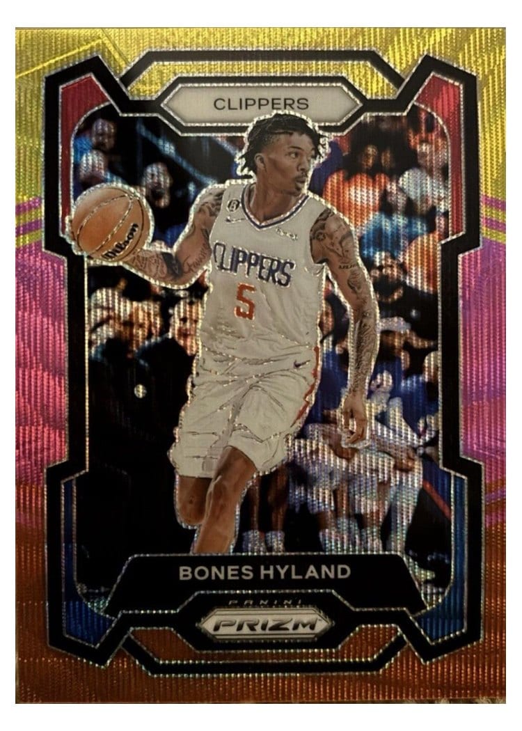 2023-24 Panini Prizm Base Set Bones Hyland #56 card