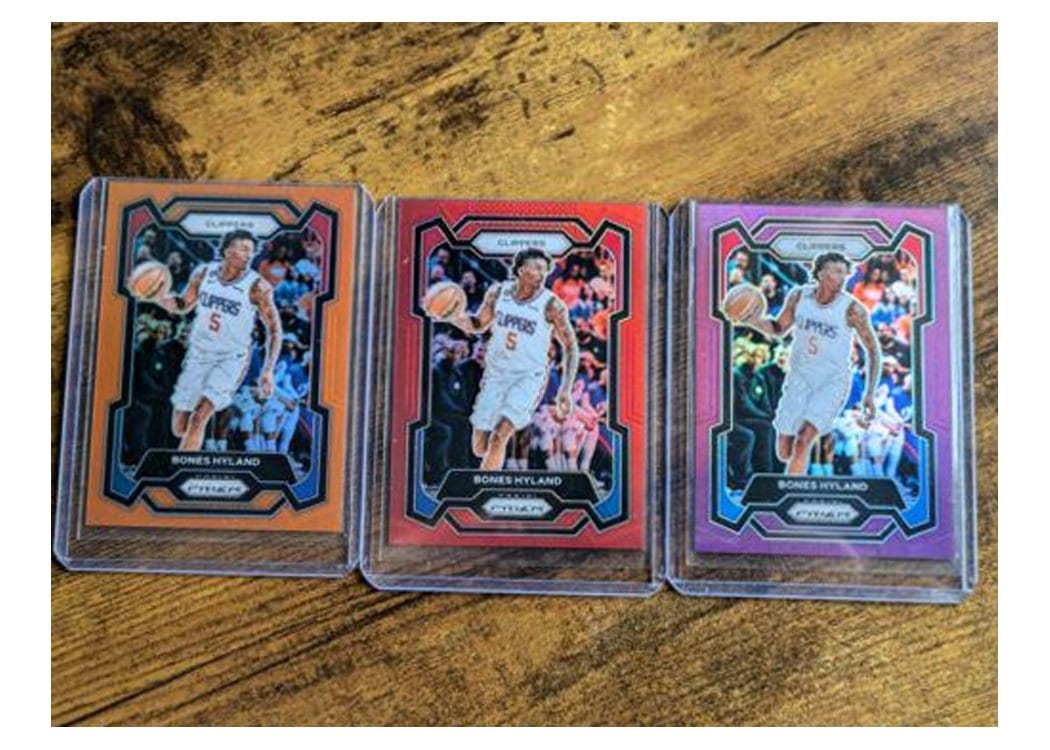2023-24 Panini Prizm Base Set Bones Hyland #56 card