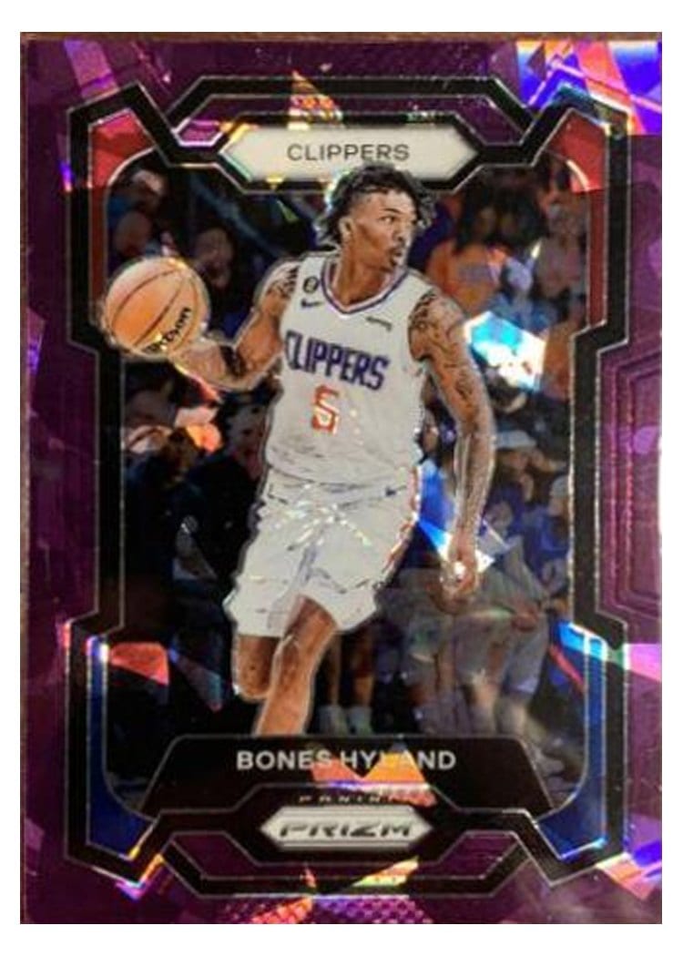 2023-24 Panini Prizm Base Set Bones Hyland #56 card